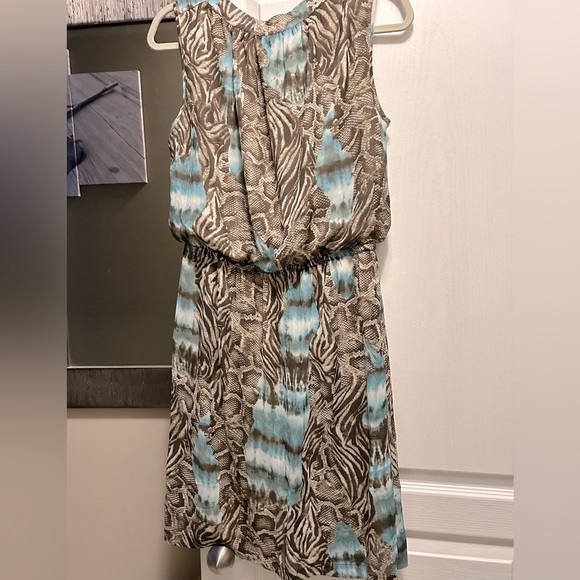 Beautiful animal print dress, lined - Picture 1 of 4